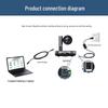 DAIPU 1080P HD USB Video Conference Camera with 10x Zoom (CN version)