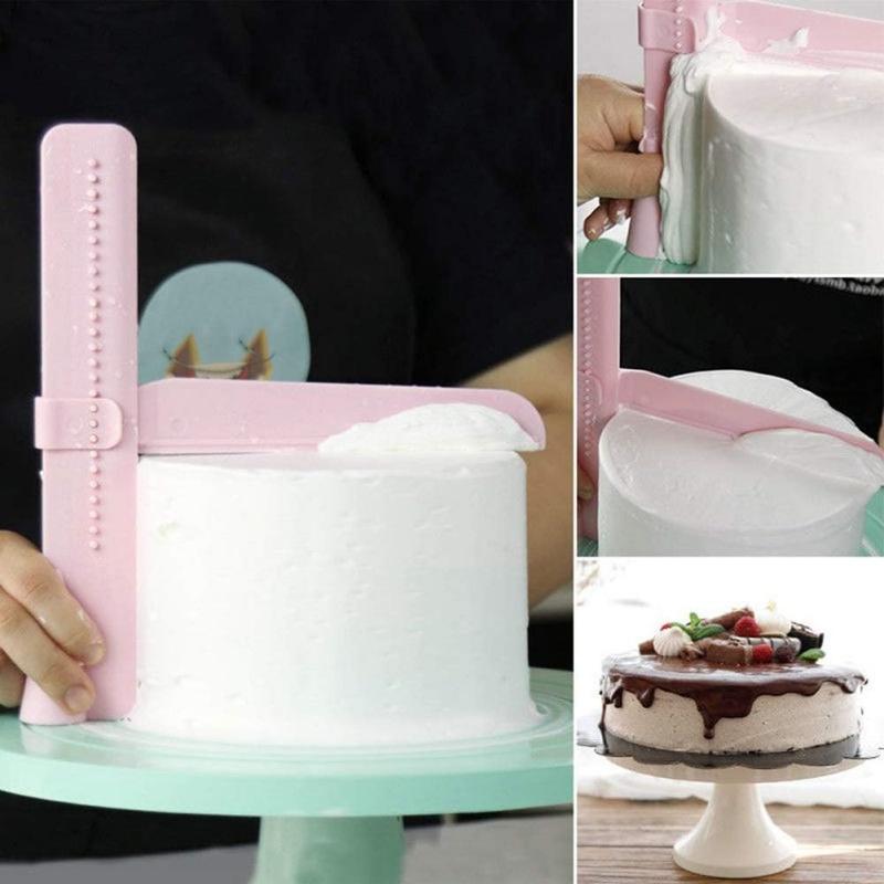 Adjustable Kitchen Turning Sugar Leveling Device Cake Decorating Cake Spatula DIY Food Grade Plastic Cake Kitchen Pastry Tools