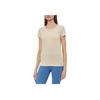 Emporio Armani EA7 Rundhals Kurzarm T-Shirt Mit Glänzenden Pailletten SS26 Damen Oberteile 8NTT65-TJDQZ-U1088
