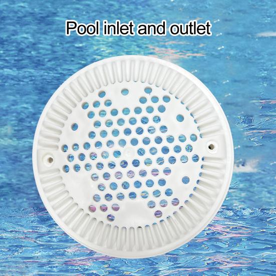 Pool Main Row Grille Easy Install SP1030 Round Pool Main Drain Cover Replacement Anti Vortex Swim Pool Security Cover for Efficient Filtration