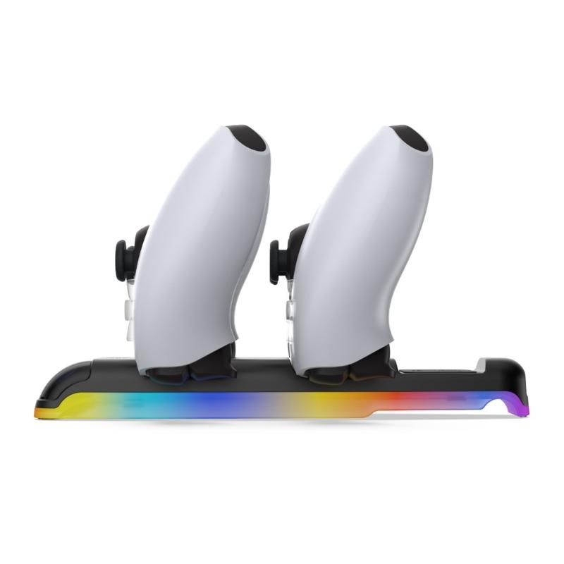 Twin Dock Charger Rack Dock Station Stand Holder Bracket Suitable For Slim Gaming Controller Gamepad Wireless Joystick