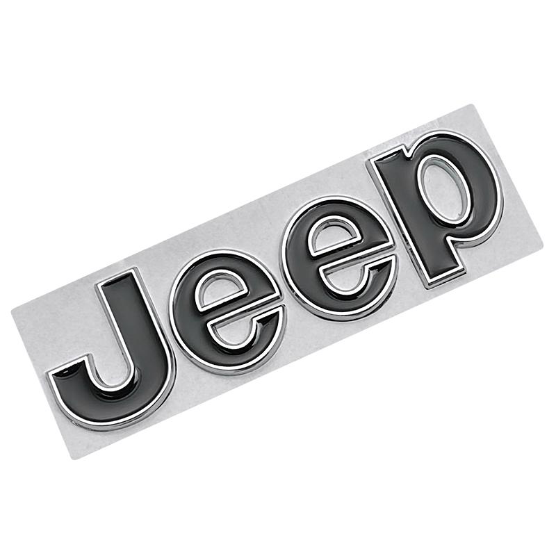 13.5X4cm Metal for Jeep Grand Cherokee Wrangler Renegade Patriot Compass Liberty Commander Car Front Trunk Side Emblem Stickers
