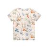 Children's Easter Printed Round Neck Short Sleeved Casual T-shirt