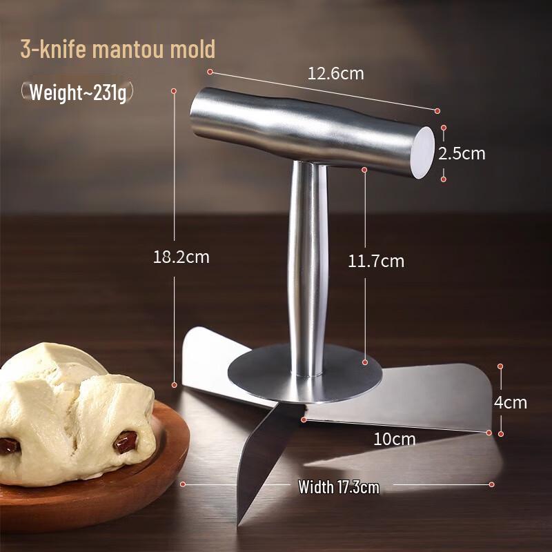 Medikai 3-Way Steamed Bun Cutter
