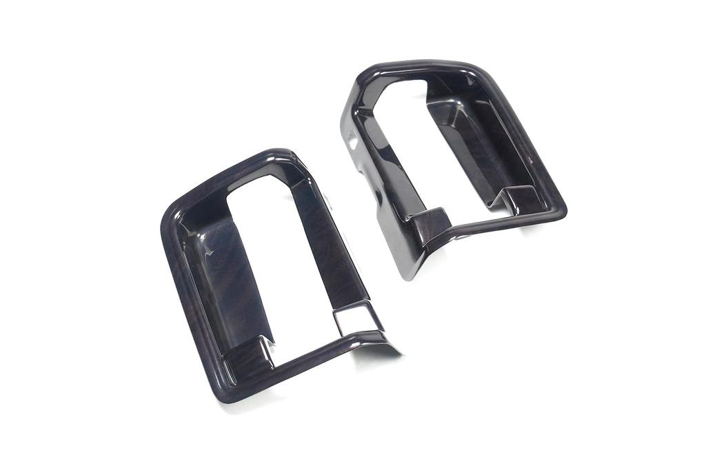 SecondStage Rear Door Bezel Black Wood Grain T738KW2 for Toyota 90 Series Panel, II, Noah/Voxy