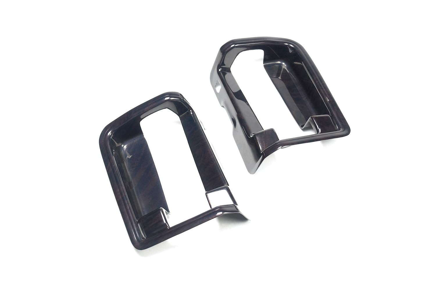 

SecondStage Rear Door Bezel Black Wood Grain T738KW2 for Toyota 90 Series Panel, II, Noah/Voxy