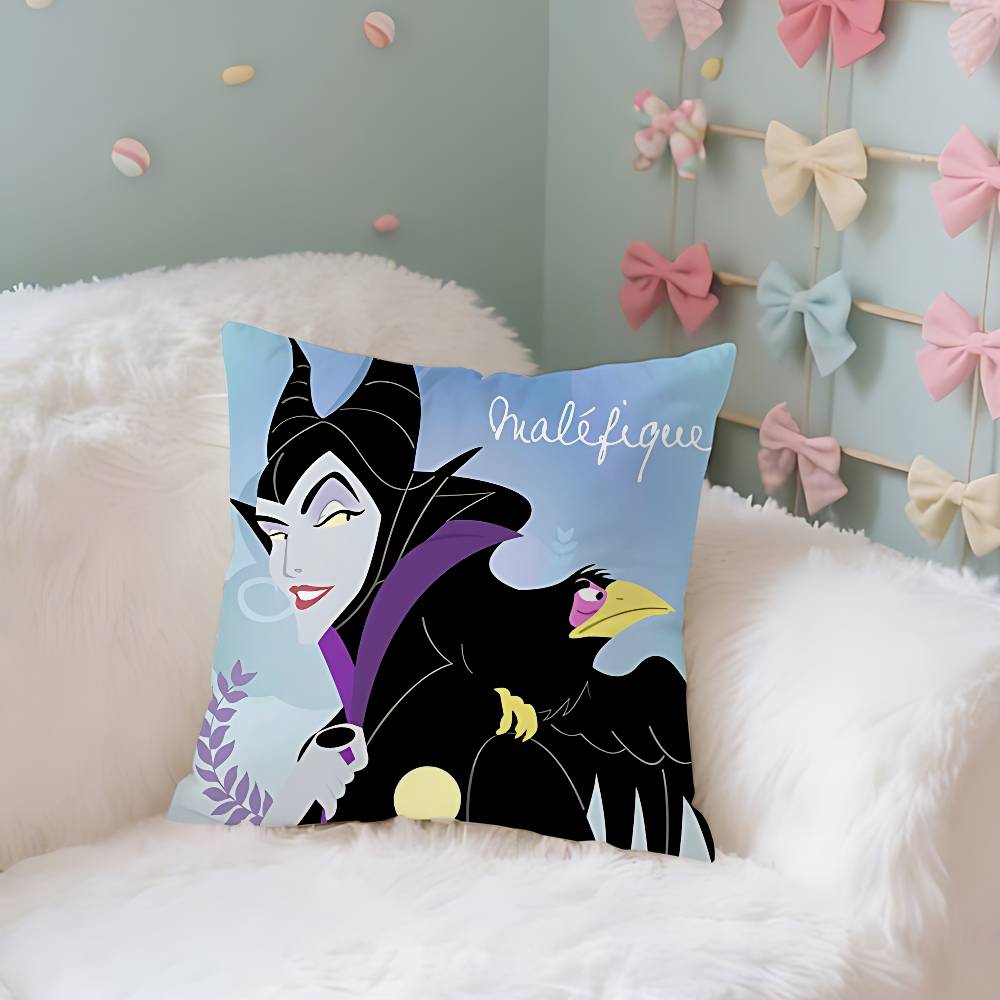 Q-villains-queens Case Plush Fabric Soft Pillowcase Double Sided Print Cushion Cover Household Gifts