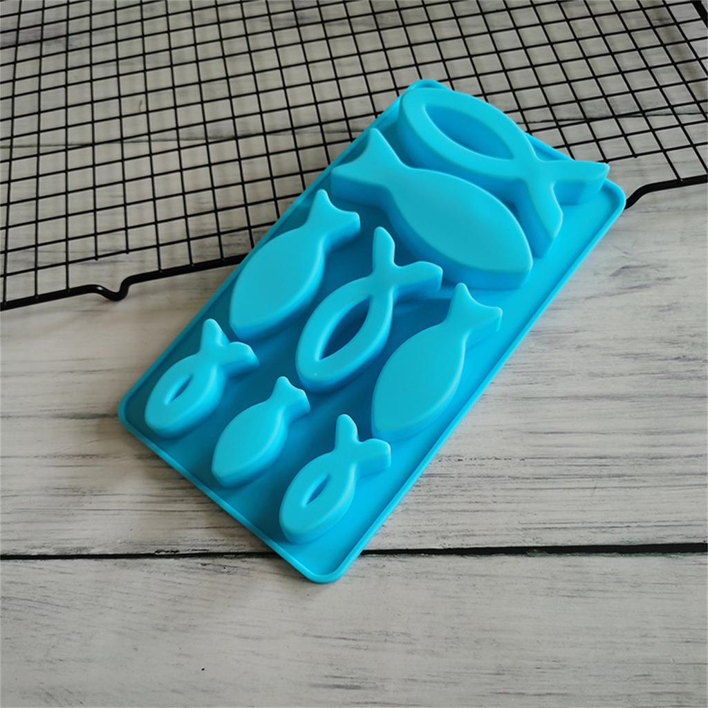 Fish Silicone Moulds For Chocolate Ice Cake Pudding Soap Epoxy Resin