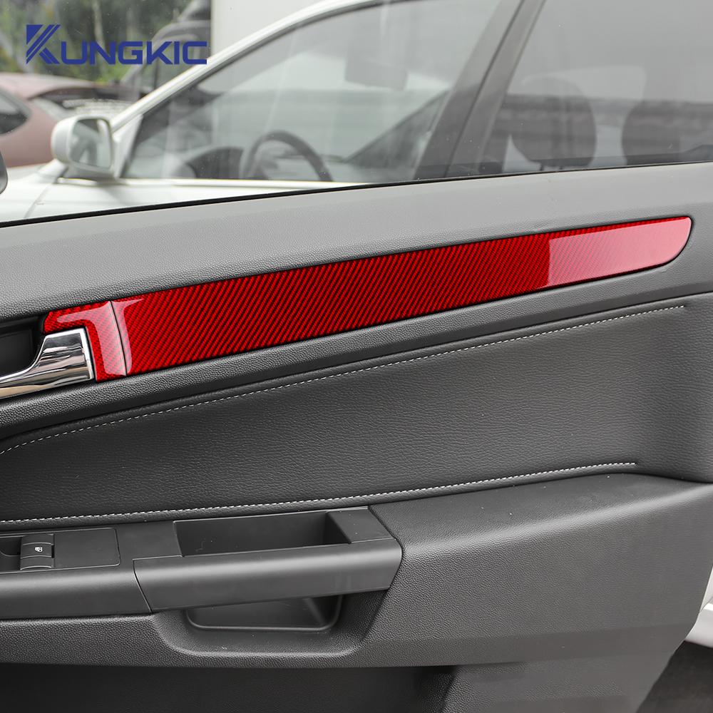 Real Soft Carbon Fiber Sticker For Vauxhall Opel Astra H MK5 2004 2005 2006 2007 2008 2009 2010 Car 2-Door Trim Accessories