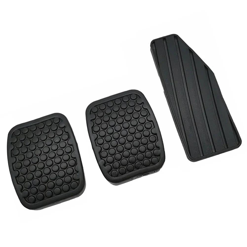 3Pcs/ Set Car Brake Clutch Accelerator Pedal Rubber Pad Cover For Suzuki Swift Samurai Sidekick Vitara Tracker OE# 49751-79001