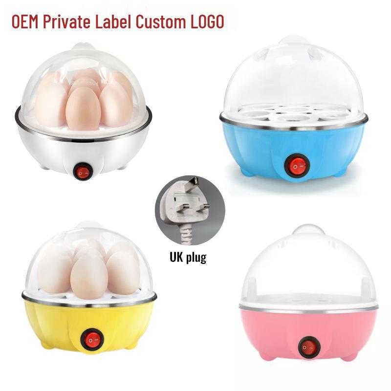Compact Multi-Functional Egg Steamer with Auto Shut-Off for Single Eggs and Custard