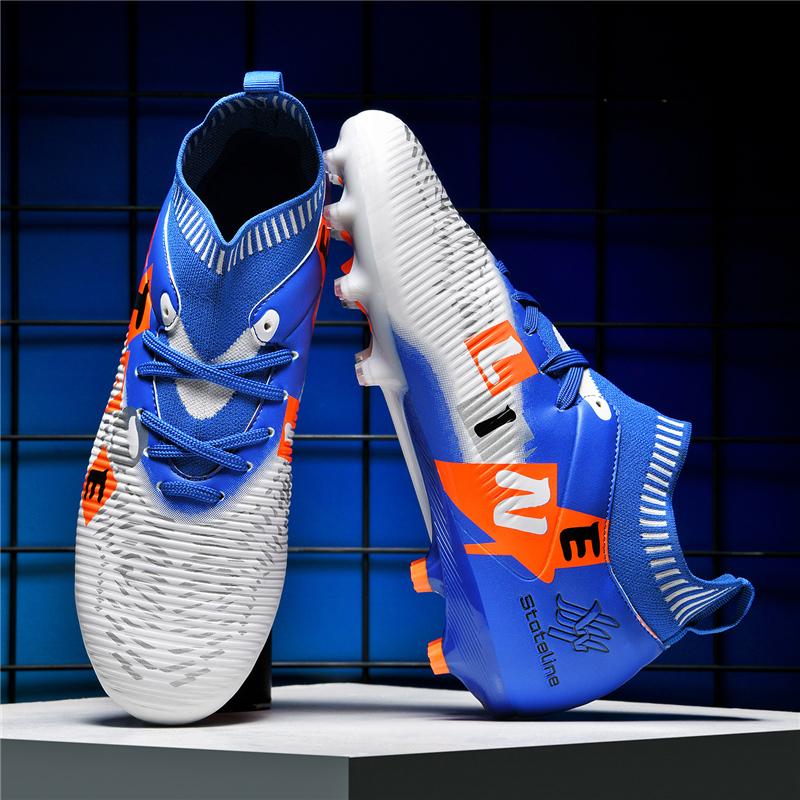 New Men Football Boots Men Soccer Shoes Adults Society Football Cleats Ultralight Training Soccer Sneakers Outdoor Lagre 36-45