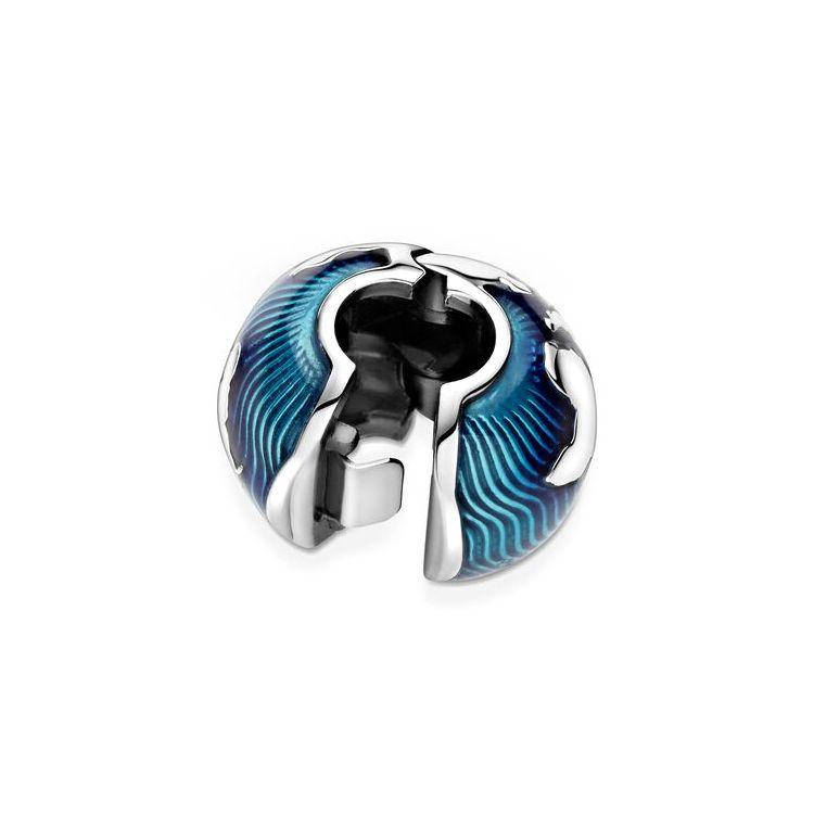 Pandora Blue Earth Non-Silicone Fixed 925 Silver Ear Clips Women ear clips 799429C01