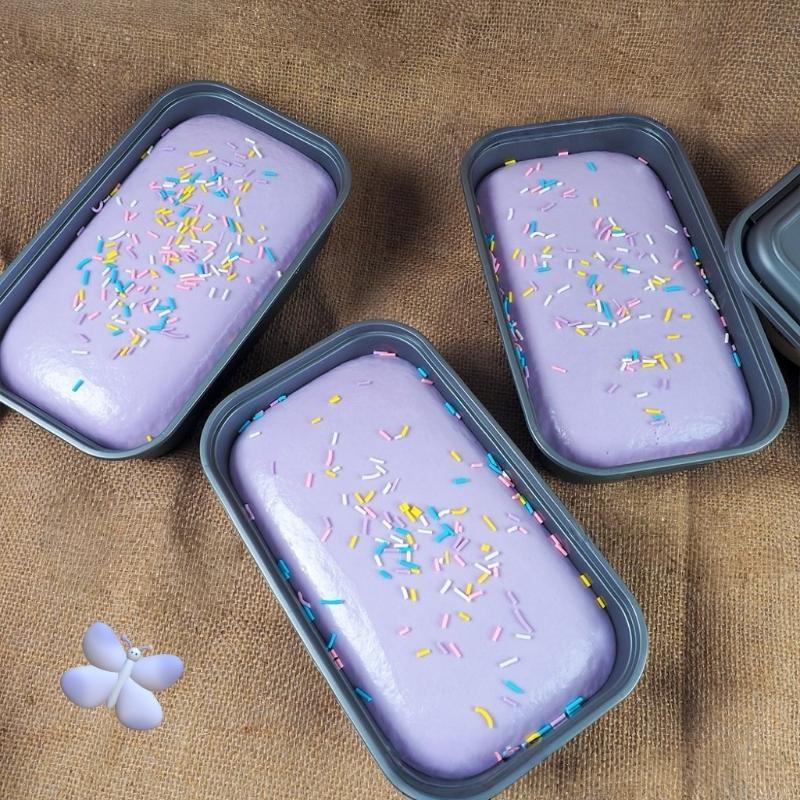 Slow Rebound Cream Cake Squeeze Toy Sticky Box Design Fidget Stress Relief Toy for Kids Adults Party Favor Holiday Gift