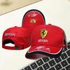 Ferrari Racing Team Baseballkappe Gesticktes Logo Verstellbare Motorsportkappe Für Ferrari Roma 488 Portofino F8 Roma Spider SF90