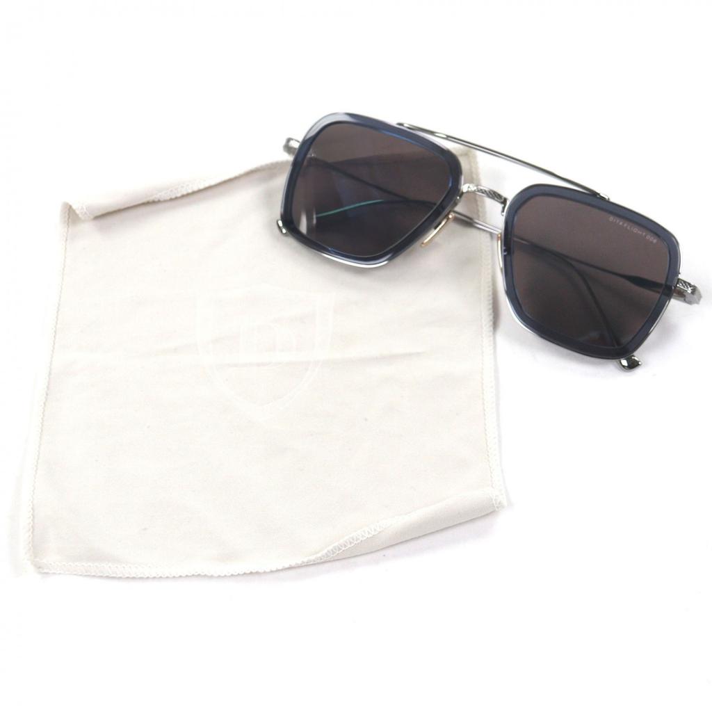 Excellent DITA sunglasses FLIGHT006 Two Bridges Clear blue mens Used