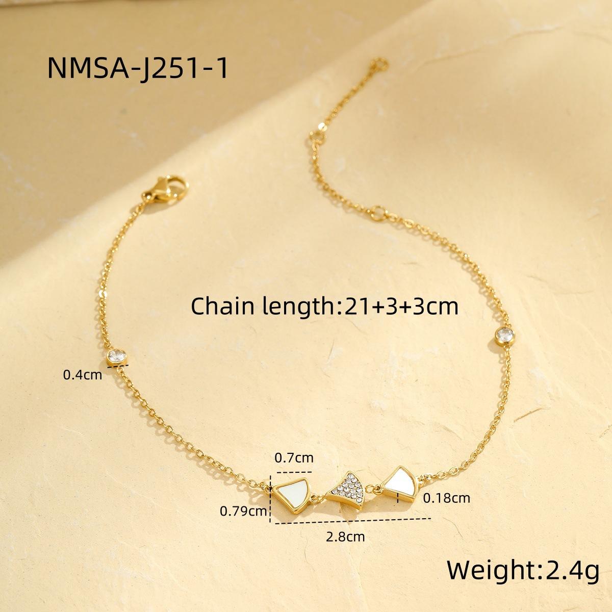 GEMCHIC Women s White Shell Ginkgo Leaf Heart Exquisite Simple Anklet Fashion Niche Foot Chain