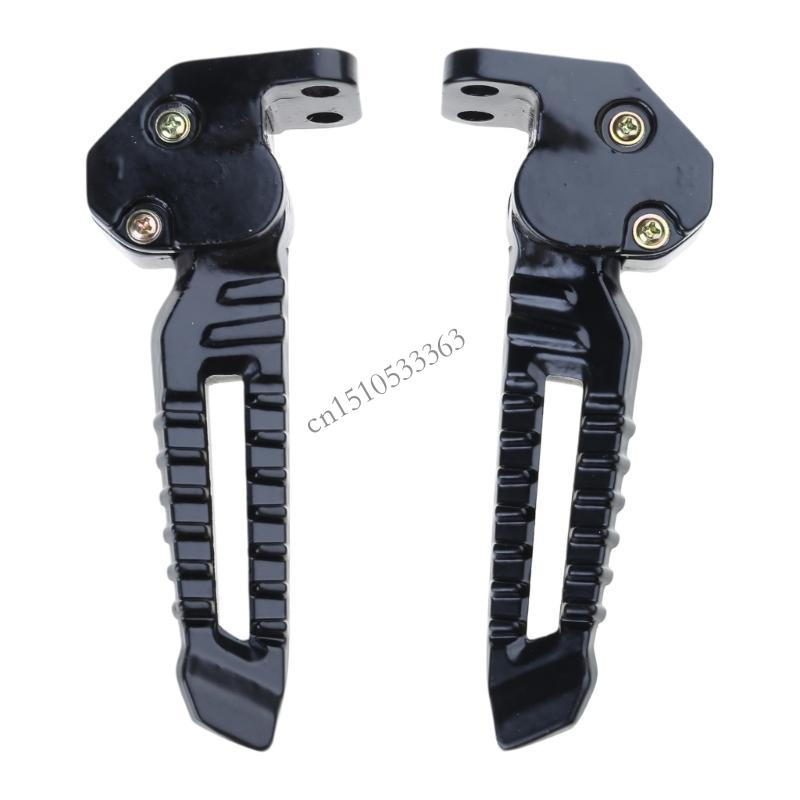 090E Motorbike Accessory Foot Pedal Footrests Easy Installation Footrest Pedal for 150cc 125cc Motorcycle Foot Pegs Universal