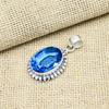 Ravishing Tanzanite Gemstone 925 Sterling Silver Jewelry Handmade Glorious Pendant For Any Occasion
