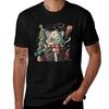 Meowgical Gift Cute Magic Christmas Cat Light Tshirt Fashion Graphic Tee For Unisex