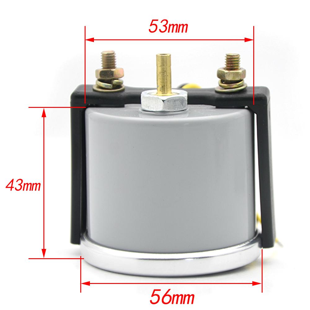 3.0 BAR 2"52MM Mechanical Turbo Boost Car Gauge Meter Auto White LED Universal
