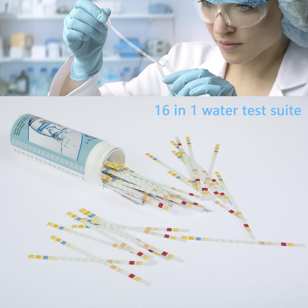 16 in 1 / 14 in 1 / 3 in 1 Water Testing Kit for Drink Water Accurate Water Test Strips Water Quality Measurement Strips Kits