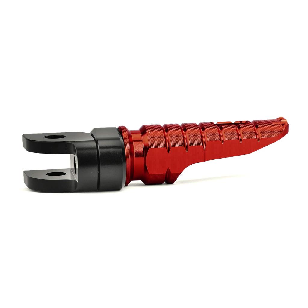 Artudatech Front Footrest Foot Pegs for Honda CB125R CBR250RR CBR1000RR CB600F CB1100/RS/SX Motorcycle Red