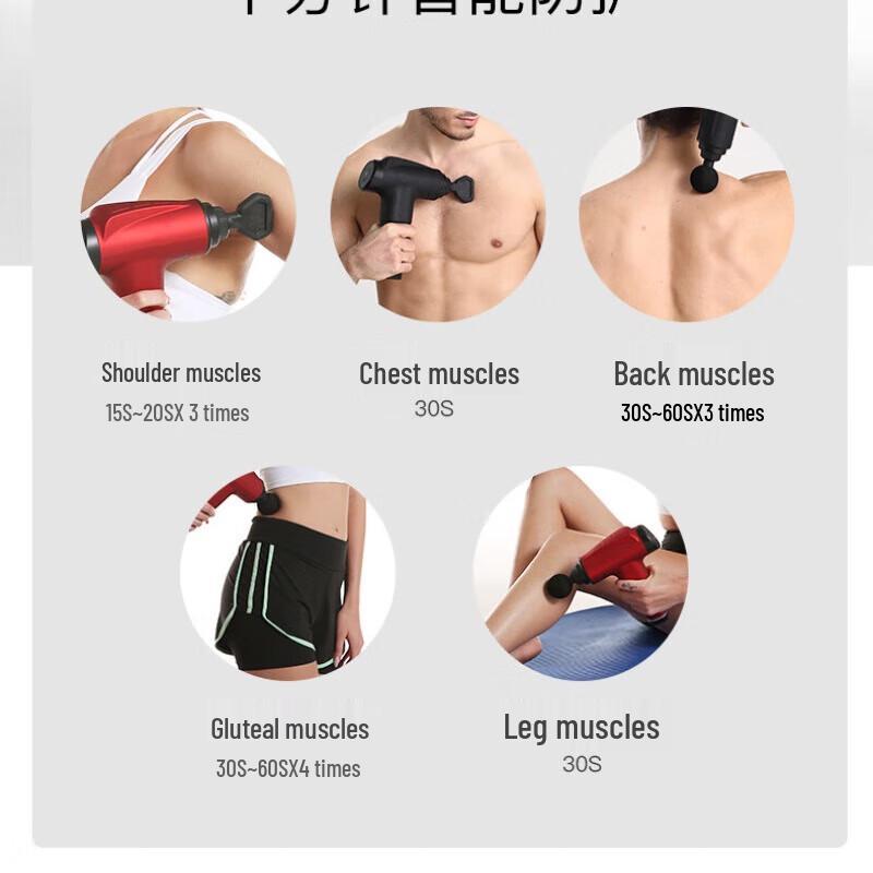 ZhuoChao Deep Tissue Percussion Massager CN plug (adapter included)