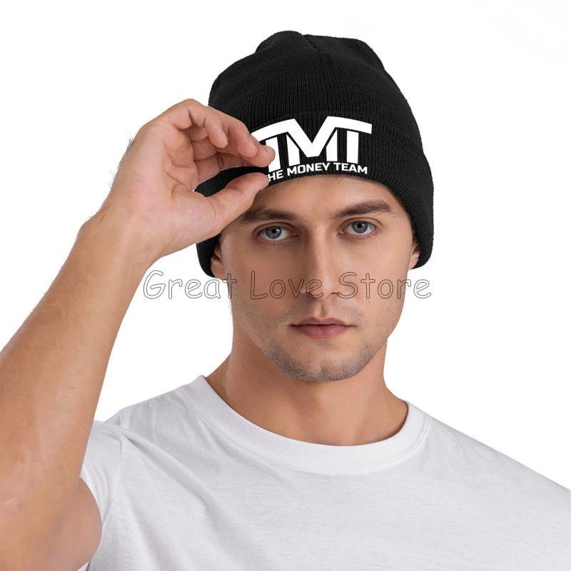 Floyd Mayweather TMT Print Bonnet Hats Street Knit Hat for Men Women Warm Winter Skullies Beanies Cap for Travel Outdoor Camping