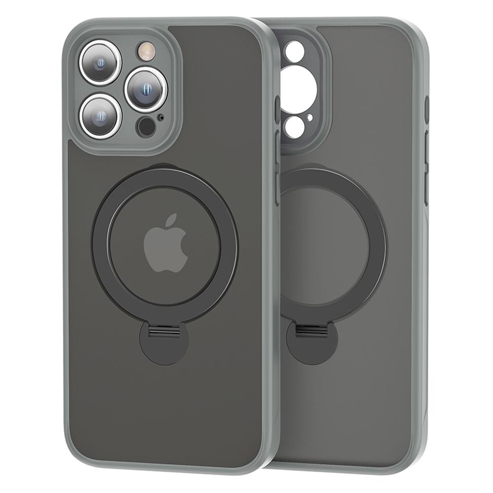 For iPhone 15 Pro Phone Case TPU+Acrylic Kickstand Drop Protection Cover