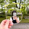 Decorative Mirror Round Convex Mirror Portable Makeup Mirror Handheld Photo Prop Mirrors Wide Angle Photography Mirror