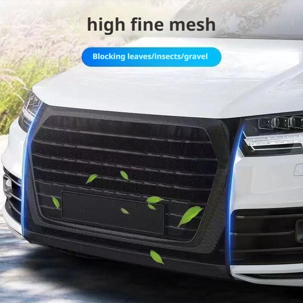 Car Radiator Guard Net Dustproof Front Bumper Grill Willow Net Flying Grilles Dust Filtr R4U5