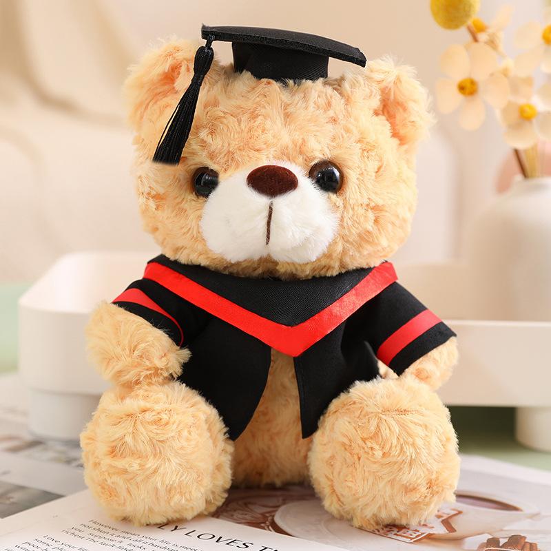 2025 Graduation Bear Plush Toy Doctor Bear Doll Degree Bear Doll Graduation Souvenir
