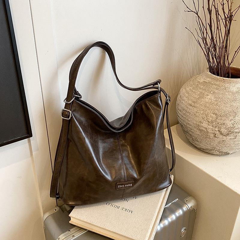 Tote Bag Women's Large Capacity 2025 New Casual Versatile Shoulder Messenger Commuter Bag Multi-functional Niche Backpack