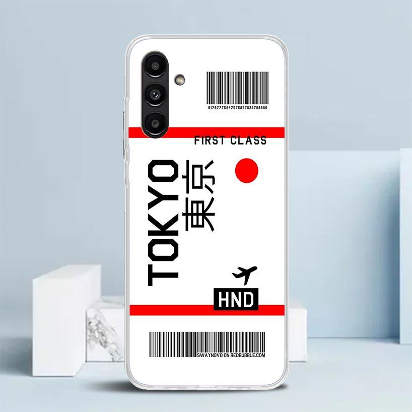 

Travel Ticket Label Phone Case For Samsung Galaxy A17 A37 A57 A16 A15 A14 A13 A56 A55 A54 A53 A36 A35 A34 A33 A26 A25 A24 A23 Ga Samsung A55