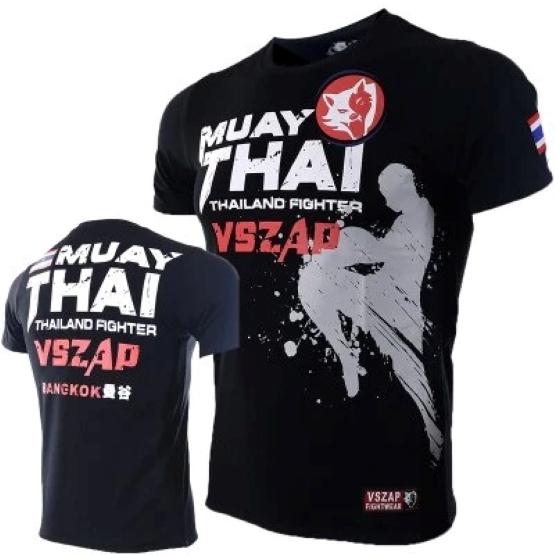 Muay Thai MMA Mix Martial Art T-Shirt Knee Attack Kick Boxing 3D Print Vintage Training UV Protect Quick Dry Men Women Unisex Short Sleeve Round Neck