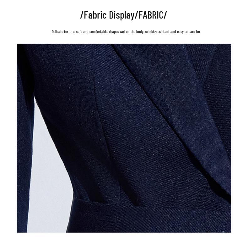 Eleganter Damen-Blazeranzug mit langen Ärmeln: Modern, Luxuriös, Schlankmachend, Lässig, Perfekt für den Arbeitsplatz oder die Ausrichtung von Veranstaltungen.