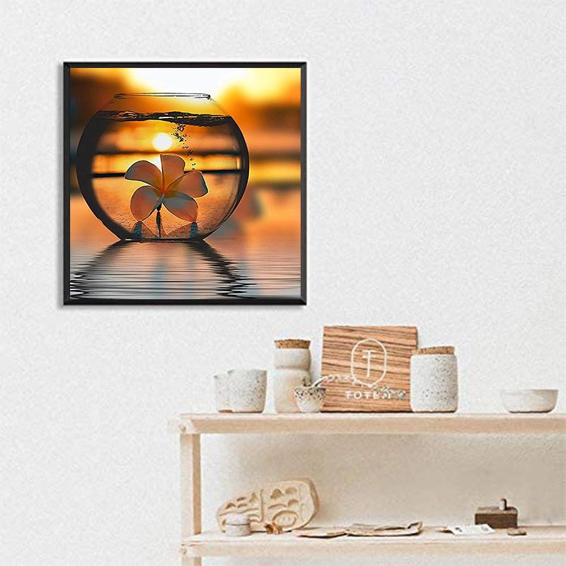 2-pack 5D Moon Landscape Diamond Painting Kit, DIY Diamond Rhinestone Painting Kit för vuxna och nybörjare Diamond Arts Hantverk Heminredning Present