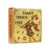 PVC Classic Learning of Plastic Circular Card Deck Tarot Games 10x10 Cm Waterproof 78 Pcs Cards