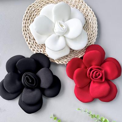 3D Flower Applique Dress Garment Accessories Camellia Flower Handmade Petal Decoration Corsage