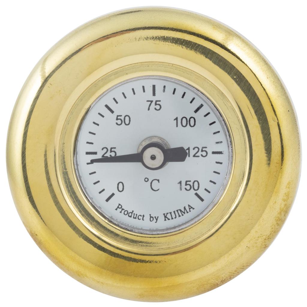 Kijima HD-04122 Motorcycle Parts Dip Stick Softail ('00-'15) Brass Bezel