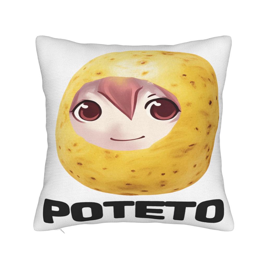 Chibi Kasane Teto Pillow Case Square Pillow Cover Funny Cushion Cover For Sofa Bedroom Home Decor