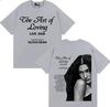 Cantante Popular Olivia Dean El Arte de Amar Nuevo Álbum Moda Verano 2026 Camiseta de Manga Corta para Hombre Casual Algodón Puro Cómodas Camisetas