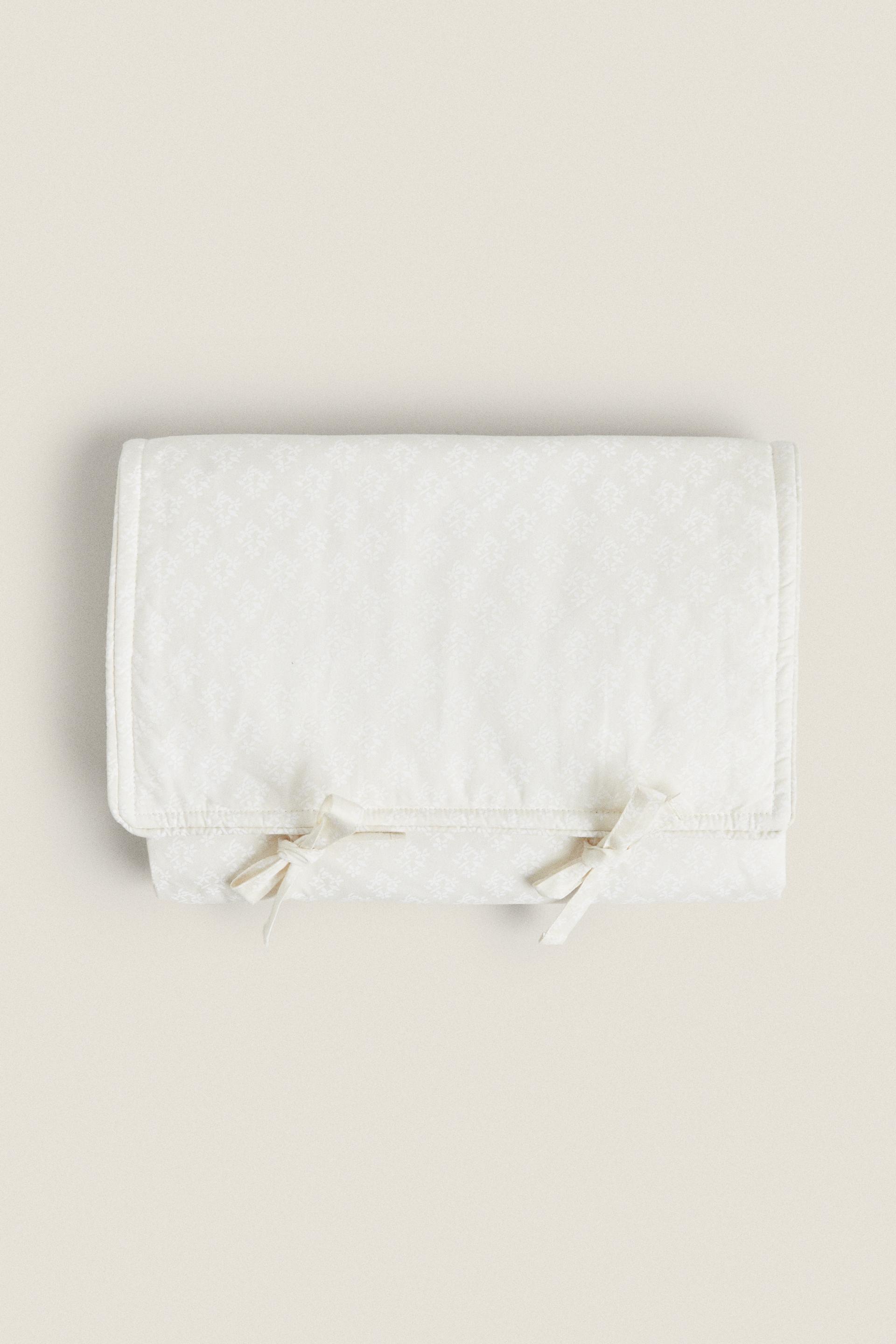 

Хлопковый коврик для пеленания с цветочным узором