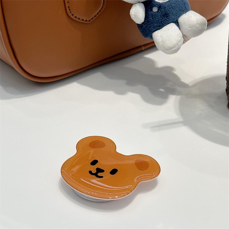 Suport de telefon retractabil cu desene animate: Suport mobil drăguț, pliabil, pentru birou, pentru femei