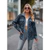 Autumn New Women's Leopard Print Long-sleeved Jacket Coat for Women