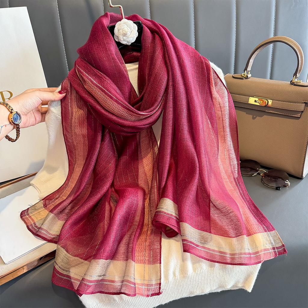 70*188cm Womens Scarves Lightweight Silk Scarf Shawls and Wraps for Evening Dresses Summer Beach Shawl gifts Soft Blanket Shawl