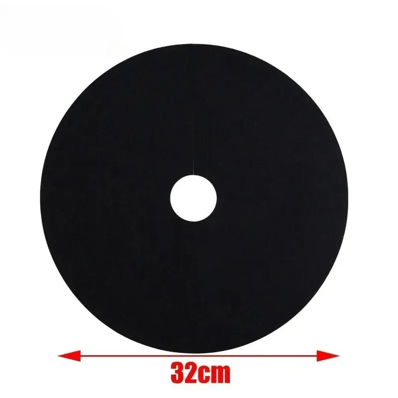 Weed Control Tree Mulch Ring Non-Woven Fabric Uv Resistant Garden Plant Protector Barrier Mat Effective Root Shield Weed Control