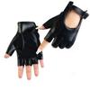 Waterproof Fingerless Gloves Square Buckle Driving Gloves Half Finger Gloves  Stage Performances