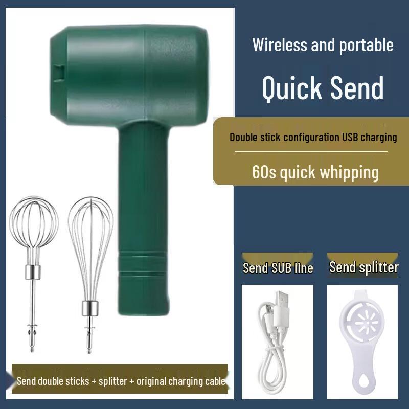 ZISIZ Wireless Electric Hand Mixer